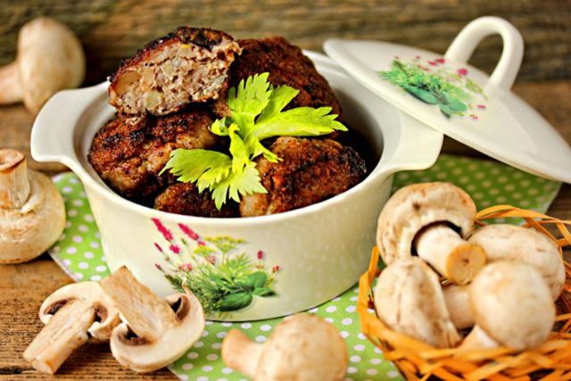 Mushroom cutlets: how to cook, step by step recipes with photos