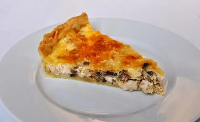 Mushroom pie: with potatoes, cabbage and meat, recipes with photos