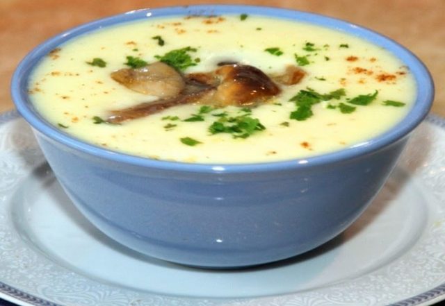 Mushroom soup with butternut squash: cooking recipes