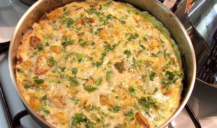 Mushrooms baked in the oven