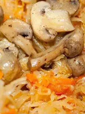 Mushrooms with cabbage: homemade recipes