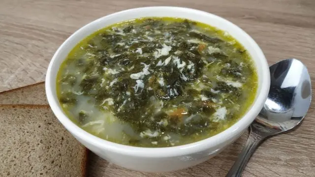 Nettle and Egg Soup: Recipes with Photos