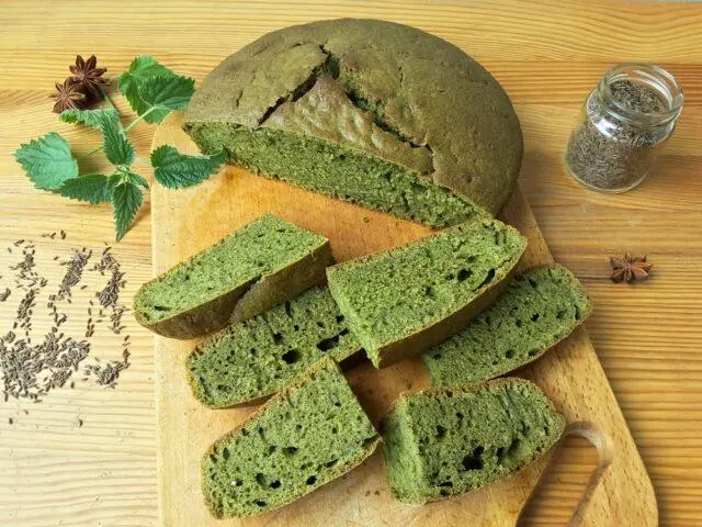 Nettle bread: step by step recipes with photos