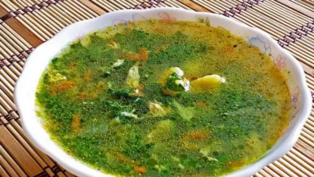 Nettle soup with dumplings: recipes with photos