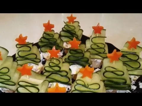 New Years canapes: recipes with photos, videos