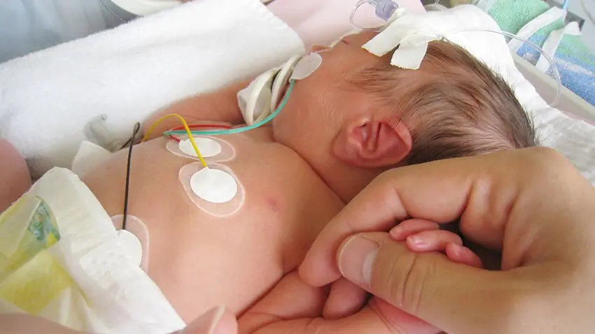 Newborn&#8217;s heart under control