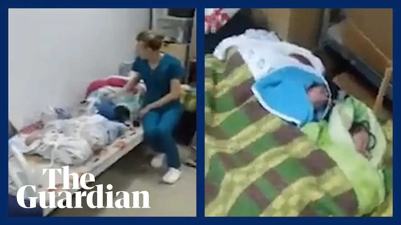 Newborns nest in a hospital shelter after shelling on the Dnieper River. &#8220;This is our reality&#8221; [VIDEO]