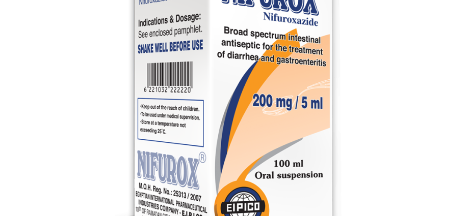 Nifuroxazide &#8211; composition, indications, action, contraindications