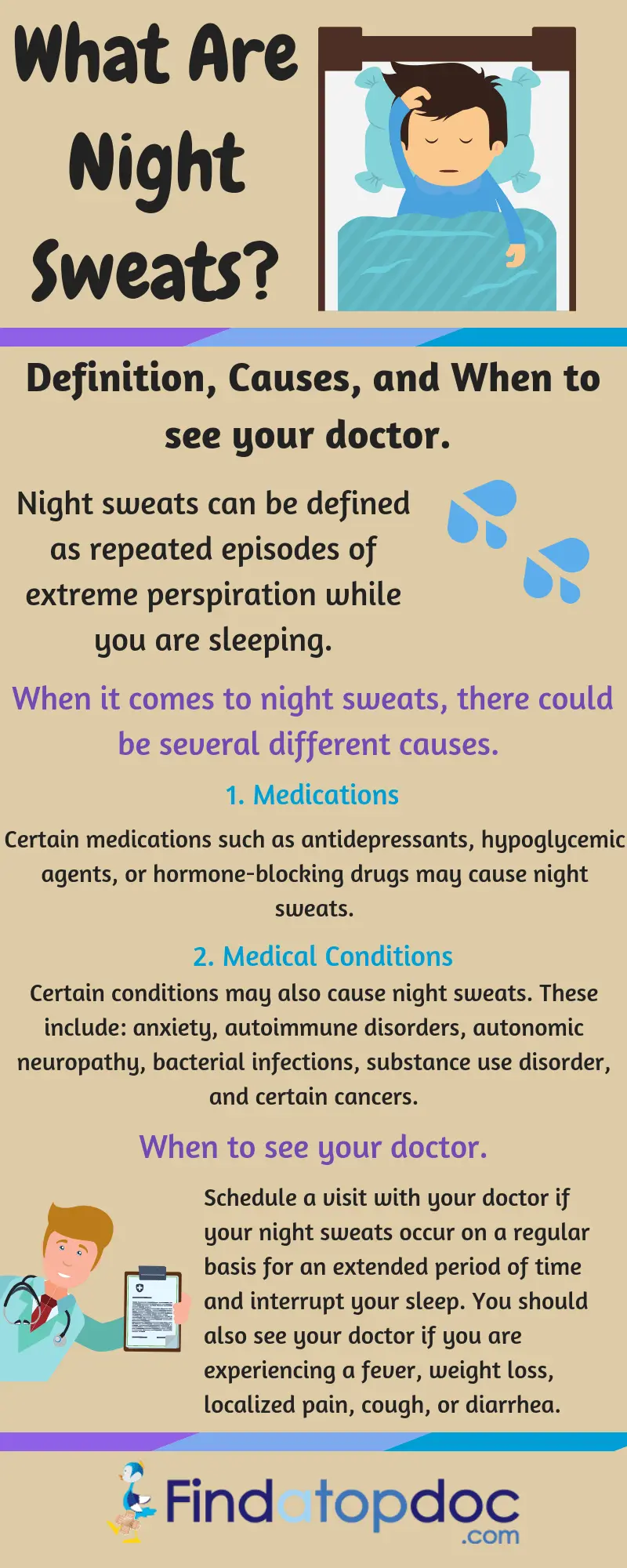 Night sweats &#8211; causes, symptoms, treatment. Why should they not be taken lightly?