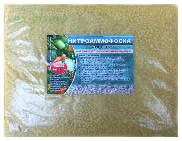 Nitroammophoska fertilizer:e instructions for use