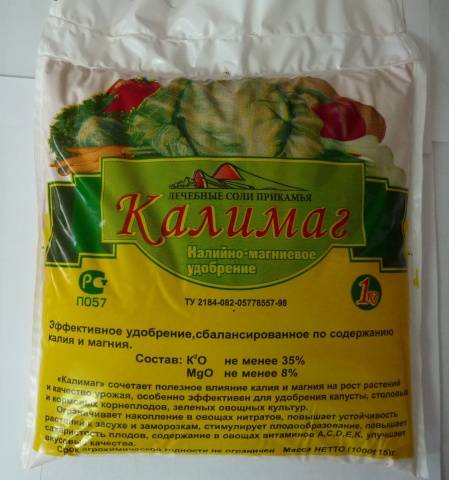 Nitrogen-potassium fertilizers for cucumbers