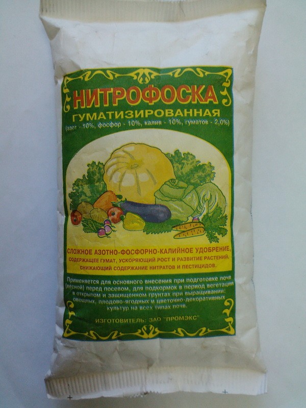 Nitrophoska fertilizer: application in the garden and vegetable garden