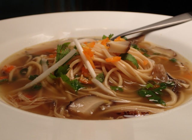 Noodle soup with porcini mushrooms: delicious cooking recipes