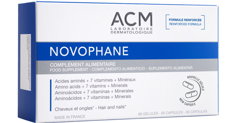 Novophane &#8211; action, indications, composition, dosage. Hair strengthening supplement