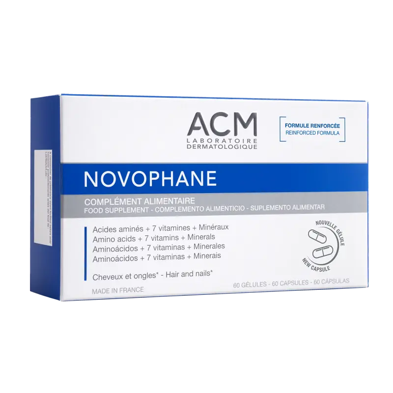 Novophane &#8211; action, indications, composition, dosage. Hair strengthening supplement