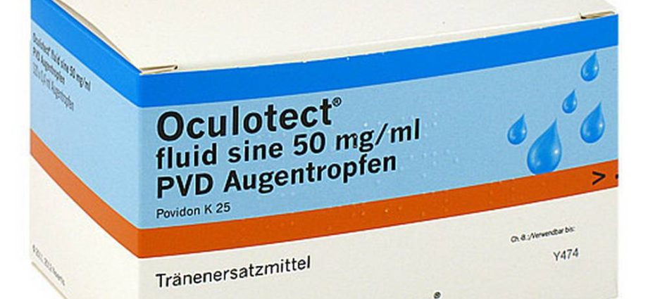 Oculotect Fluid Sine for dry eye syndrome. How often should I use Oculotect Fluid Sine drops?