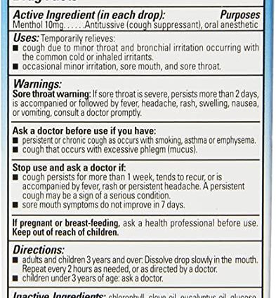 Olbas Pastilles in the form of lozenges &#8211; dosage and indications