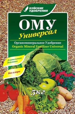 OMU fertilizer: universal, coniferous, for strawberries and potatoes