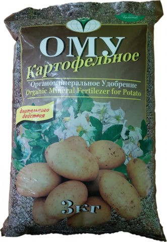 OMU fertilizer: universal, coniferous, for strawberries and potatoes