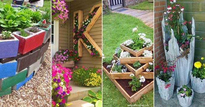 Original DIY flower beds: ideas with photos