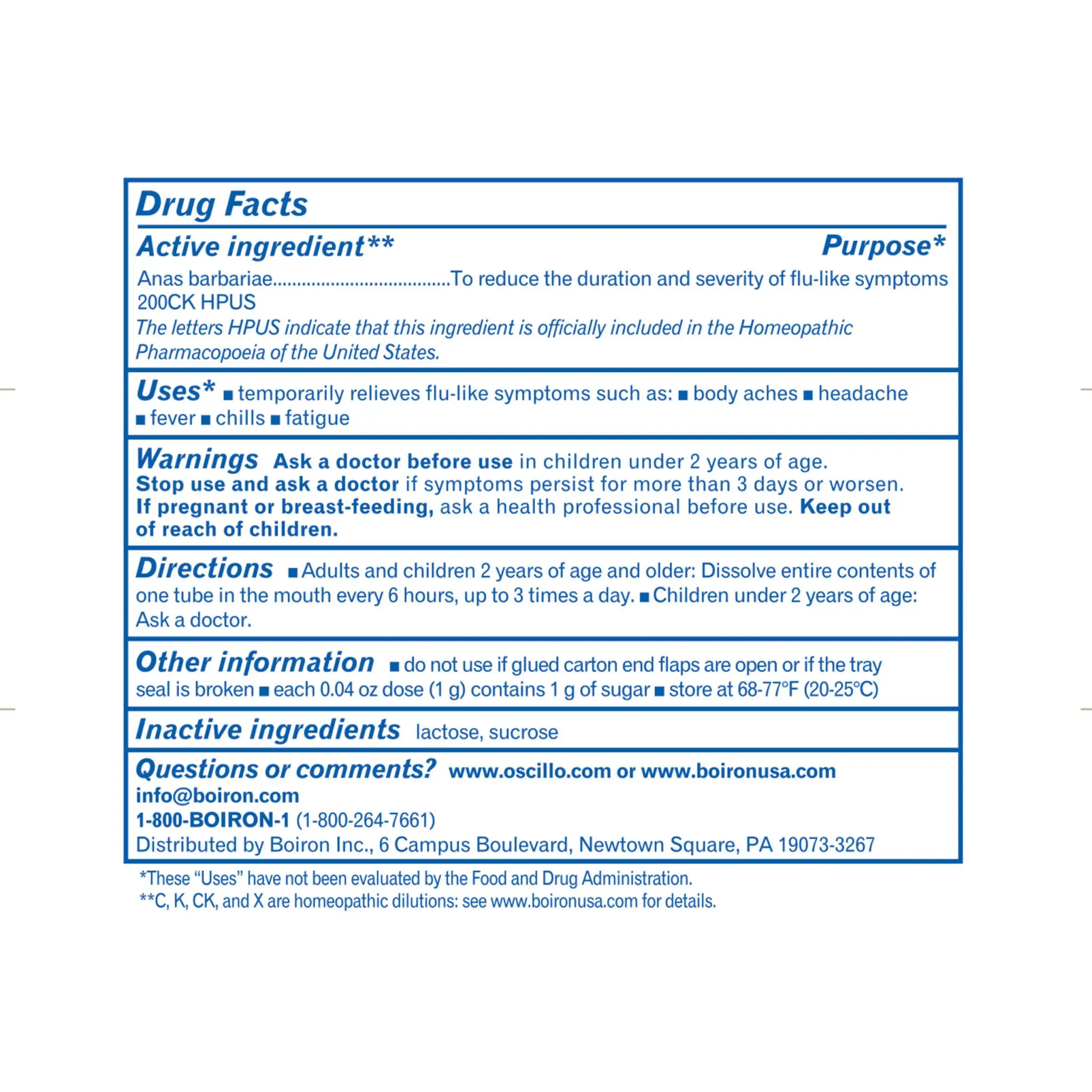 Oscillococcinum &#8211; composition, action, dosage, contraindications, precautions