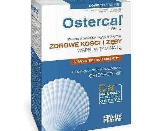 Ostercal 1250 D &#8211; indications, dosage, contraindications