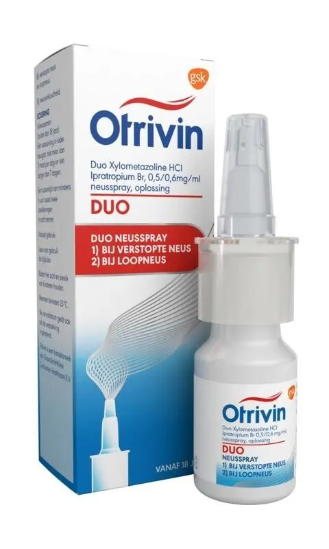 Otrivin Duo nasal spray. How to use?