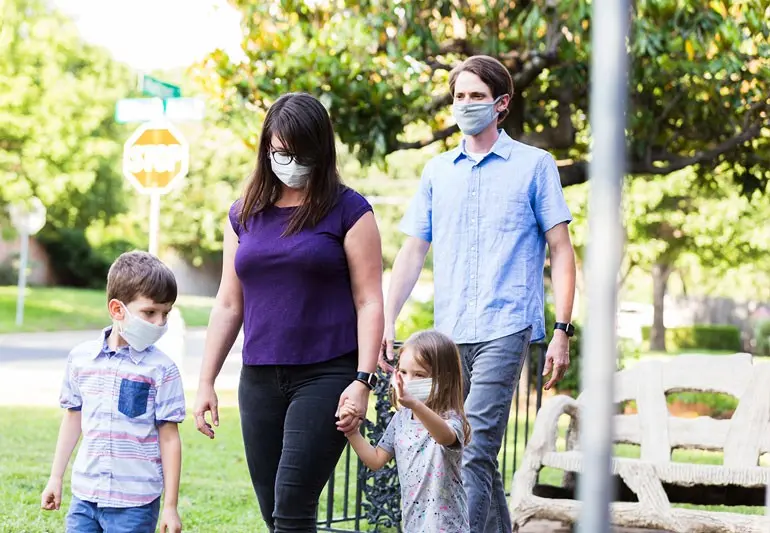 Outdoor masks. Expert: We should back out of this. Why?