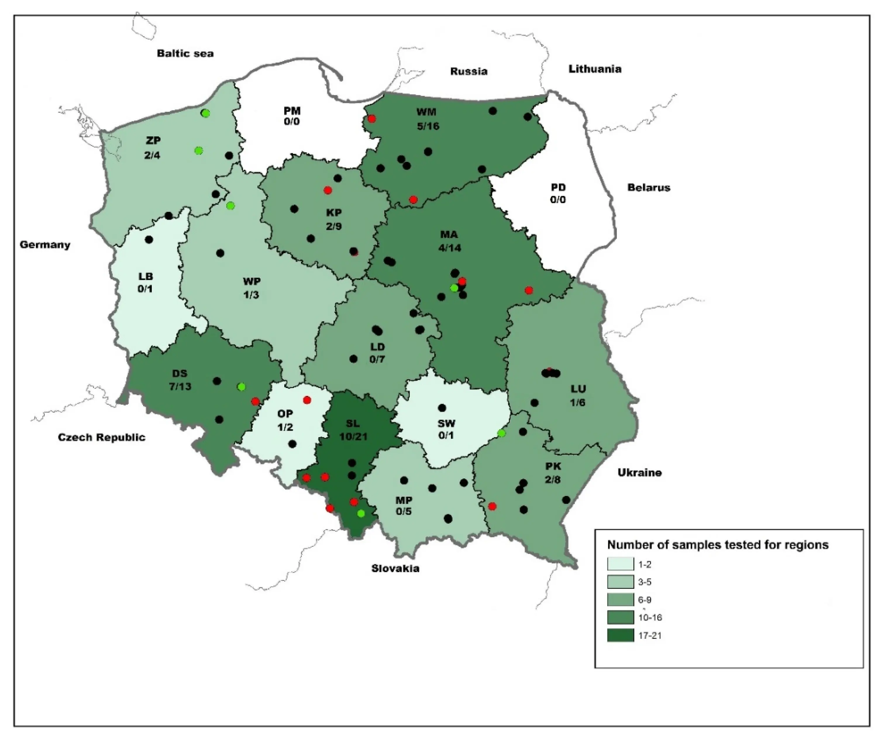 Over 70 cases of rabies in Podkarpacie