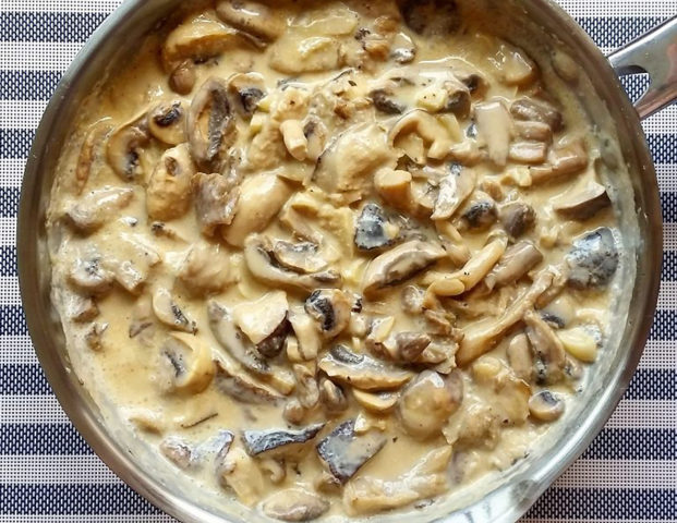 Oyster Mushroom Sauce with Cream: Recipes with Photos