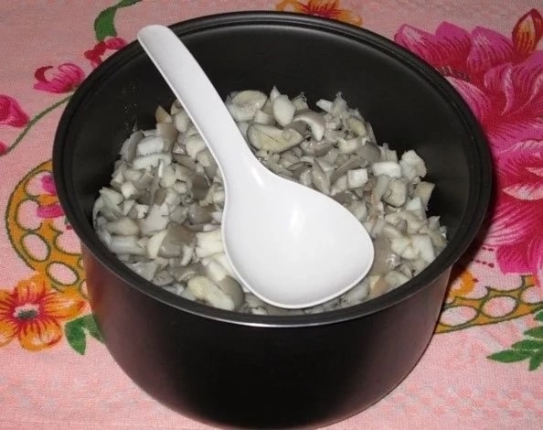 Oyster mushrooms in sour cream in a pan and in the oven: with onions, potatoes, pork