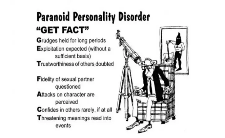 Paranoid personality disorder &#8211; what is it, what are its symptoms and causes, and how to deal with it?