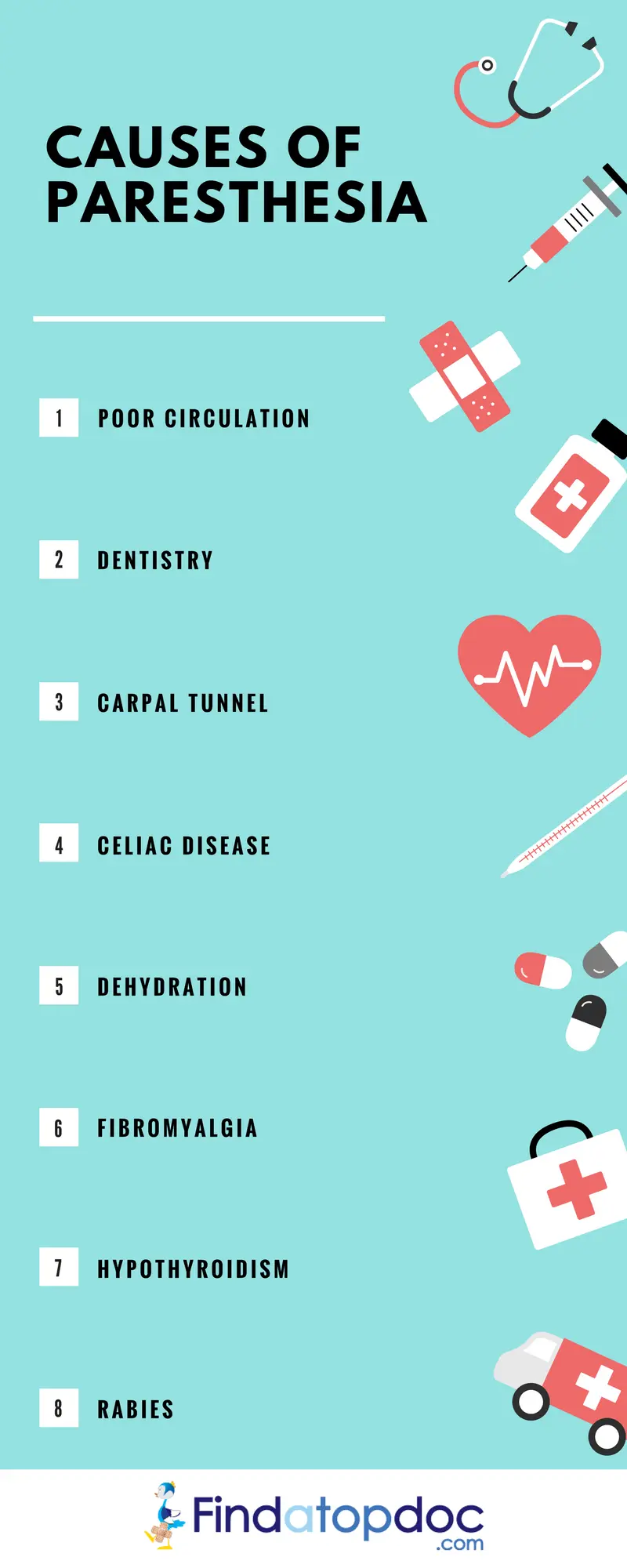 Paresthesia &#8211; symptoms, causes, treatment, prevention