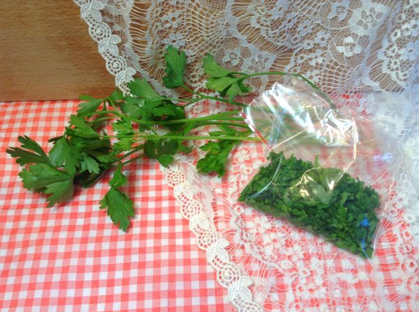 Parsley for the winter: how to keep fresh herbs