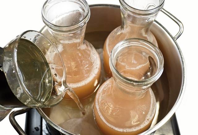 Pasteurization of homemade wine 