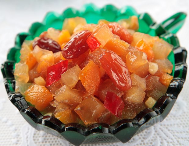 Peach chutney for the winter