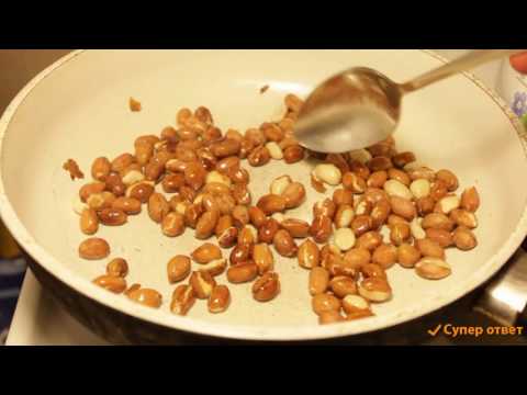 Peanuts in sugar at home