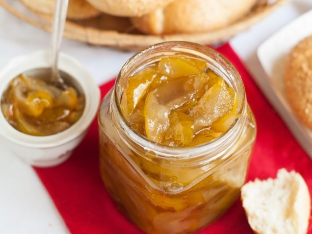 Pear confiture