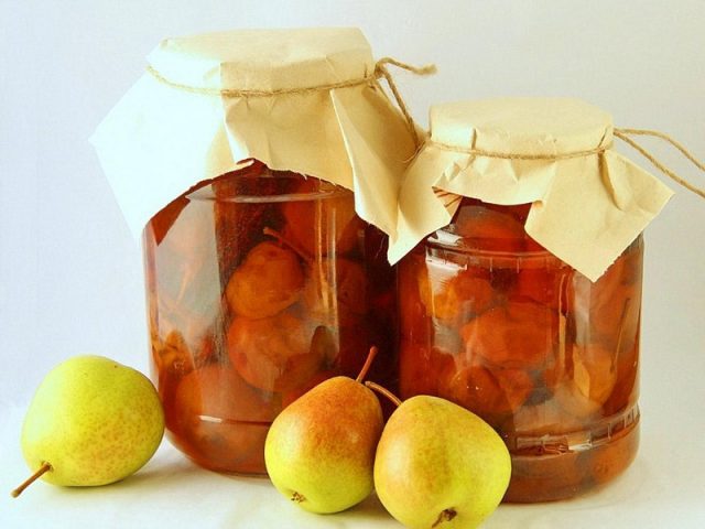 Pear confiture