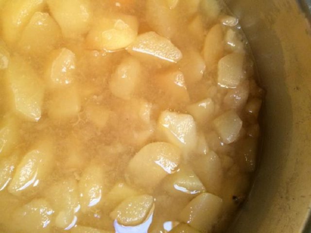 Pear confiture