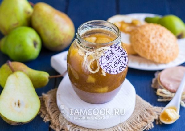 Pear confiture