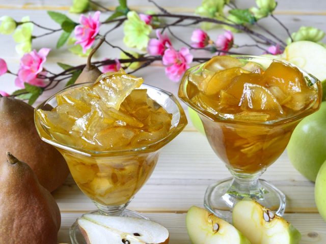 Pear confiture