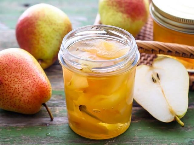 Pear confiture