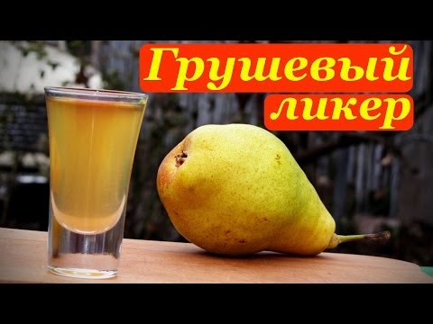 Pear liqueur at home: recipes