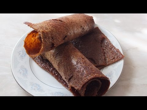 Pear pastille in the oven and dryer