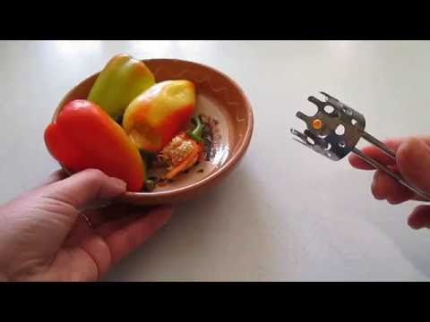 Peppers stuffed with cheese for the winter: feta, cheese, in oil