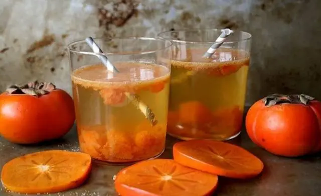 Persimmon compote recipe for the winter