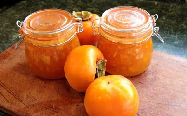 Persimmon jam &#8211; recipe with photo