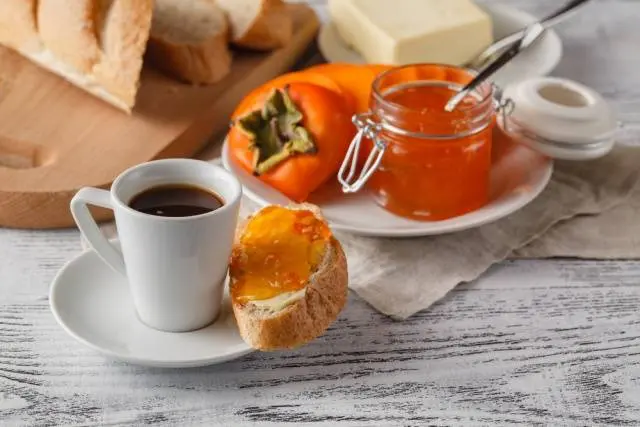 Persimmon jam &#8211; recipe with photo