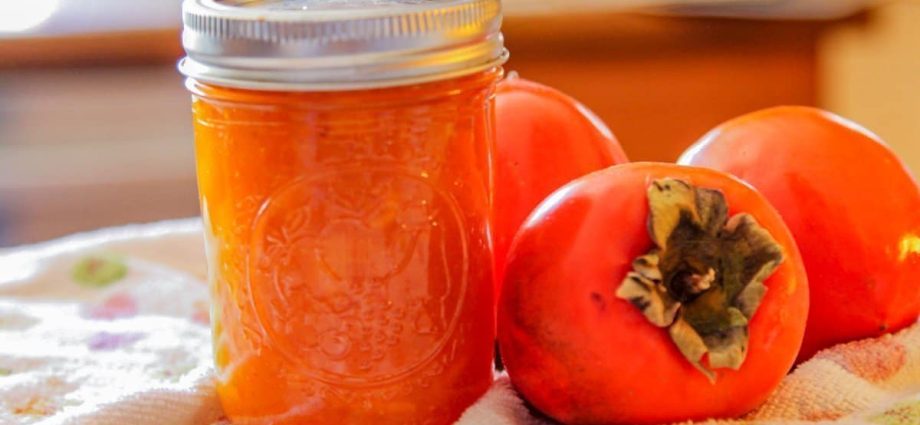 Persimmon jam &#8211; recipe with photo